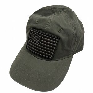 💚Field & Stream Dark Green Flag Patch Hat